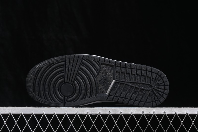 Nike Air Jordan 1 Low Retro Basketball Shoes with Classic White Grey Black Colorway - 553558-045