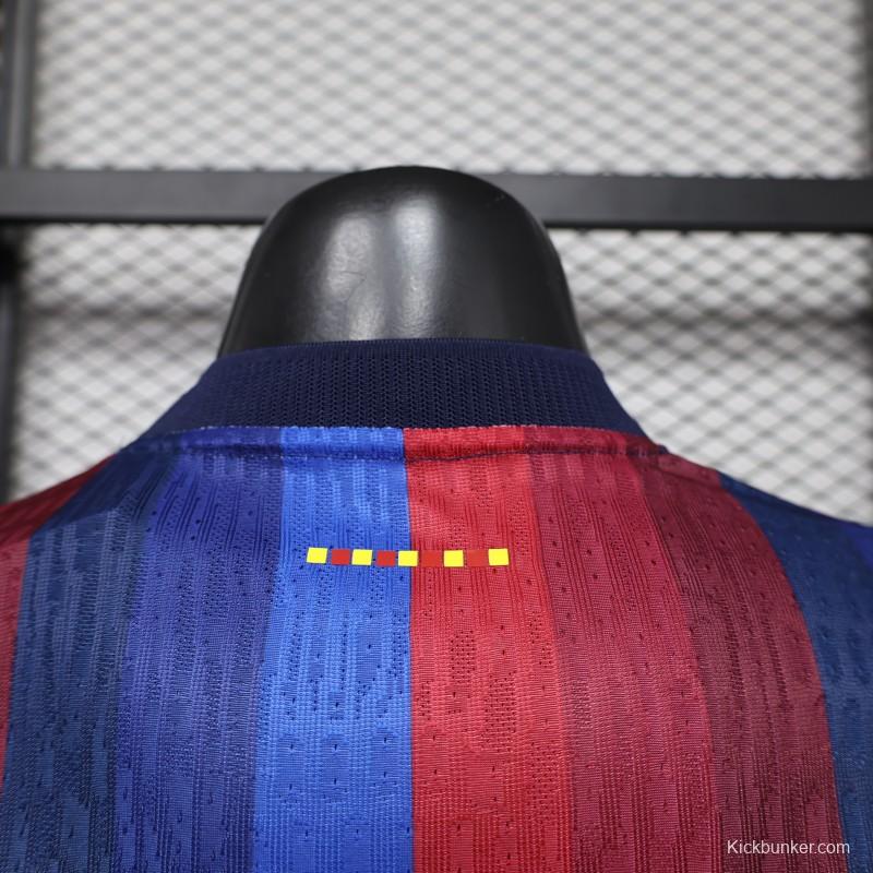 Player Version 26/27 Barcelona Long Sleeve Home Jersey