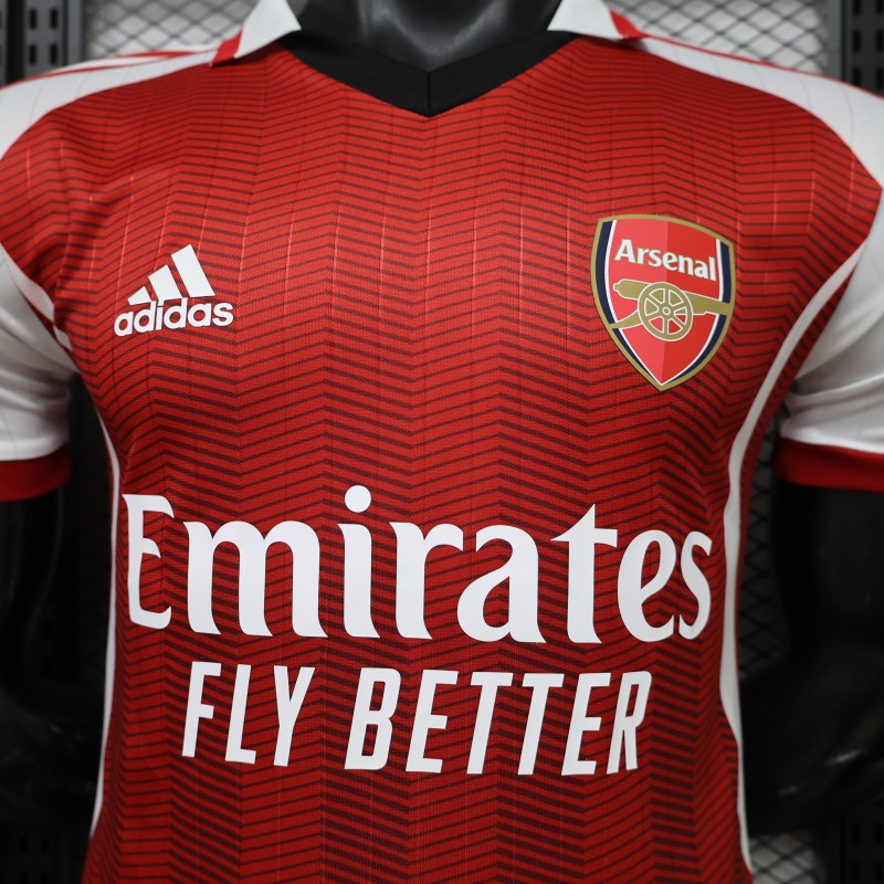Player Version 26/27 Arsenal Vintage Design Red White Jersey