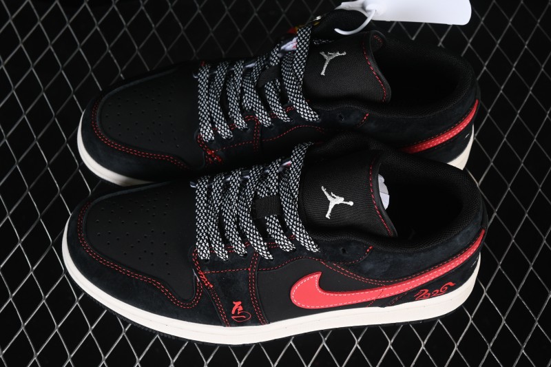 Nike Air Jordan 1 Low Chinese New Year Limited Edition Red Black Retro Basketball Shoes - DX6259-601