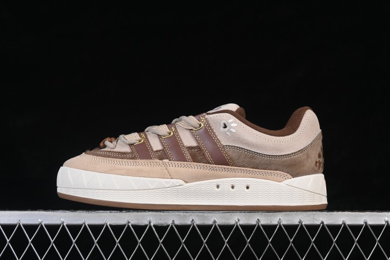 Adidas Human Made Adimatic Shark Casual Sneakers with Suede Upper - JQ2611