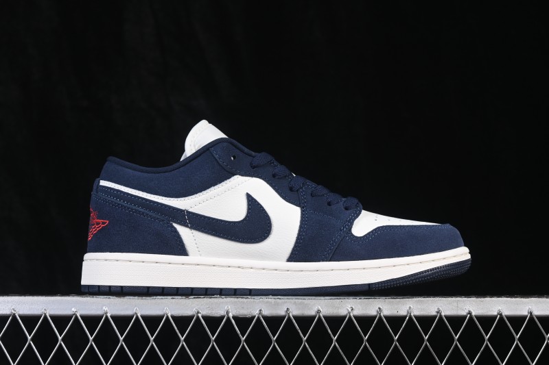 Nike Air Jordan 1 Low Retro Basketball Shoes with Classic Colorway and Cushioned Sole - IO7448-400