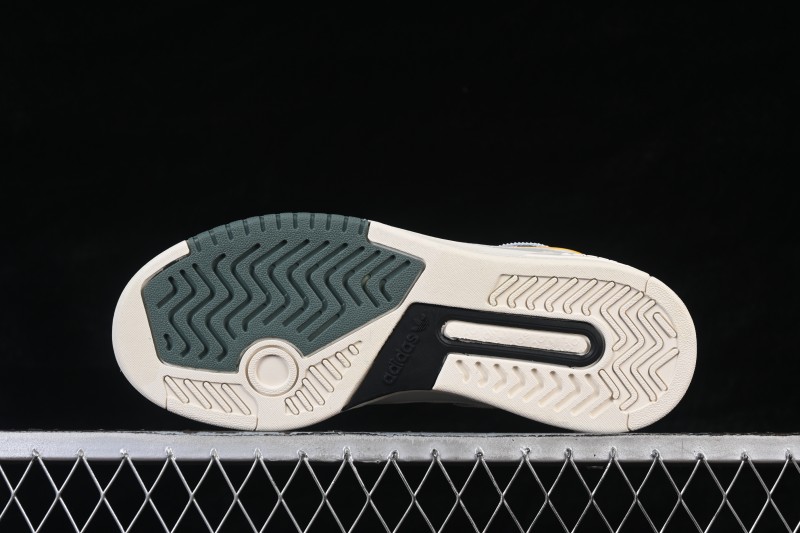 Adidas Originals Drop Step Low 2.0 Casual Skateboarding Shoes with Retro Basketball Style - IG1907