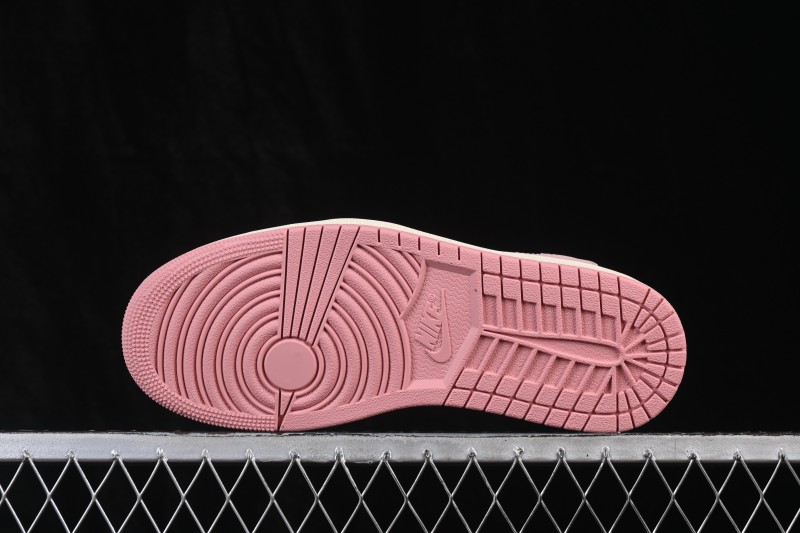 Nike Travis Scott x Air Jordan 1 Low OG Retro High-Quality Sneakers with Reverse Swoosh Design - DZ4137-206