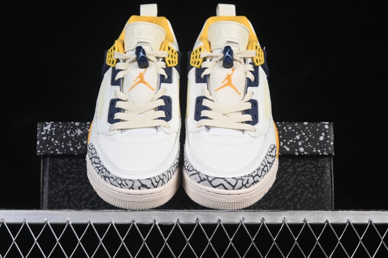 Nike Jordan Spizike Low Lifestyle Basketball Sneakers with Mixed Design Elements - FQ1759-111