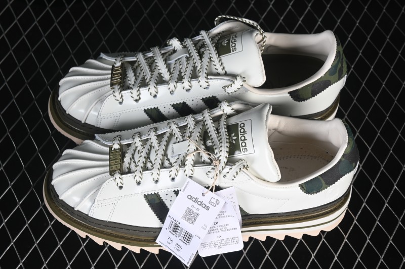 Adidas Superstar Shell-Toe Casual Sneakers with Serrated Sole - KJ1473