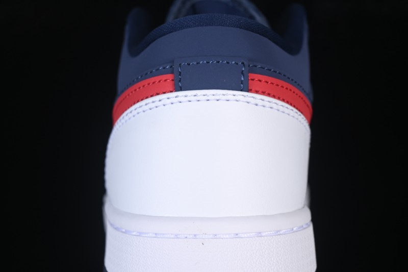 Nike Air Jordan 1 Low Retro Basketball Sneakers with Iconic Color Blocking - CZ8454-400