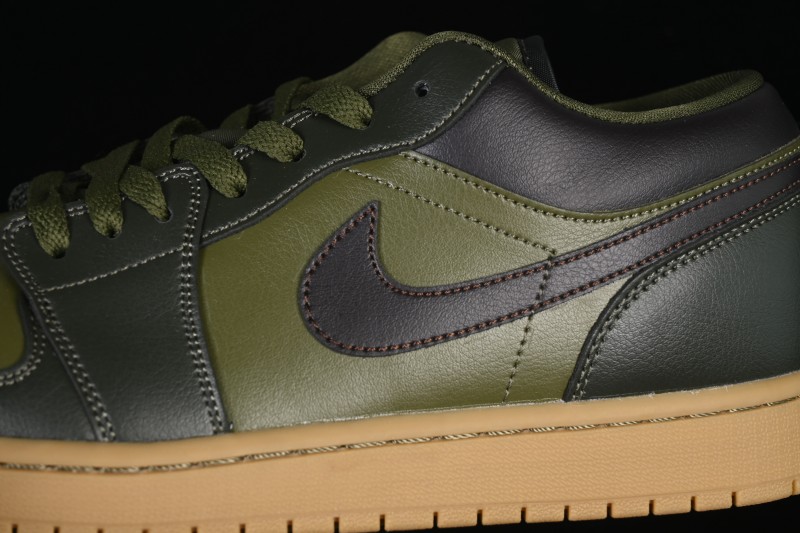 Air Jordan 1 Low OG Retro Basketball Shoes with Woven Leather Upper - IR0840-325