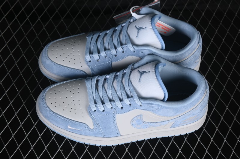 Nike Air Jordan 1 Low Custom Basketball Shoes with Full-Length Air Cushion - QJ1988-009
