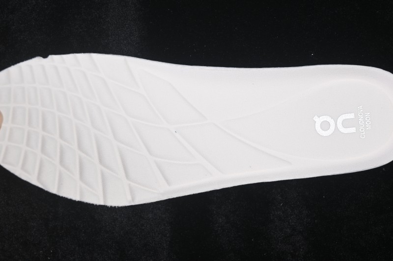 On Cloudnova Moon Lightweight Cushioned Slip-Resistant Low-Top Lifestyle Shoes - White White