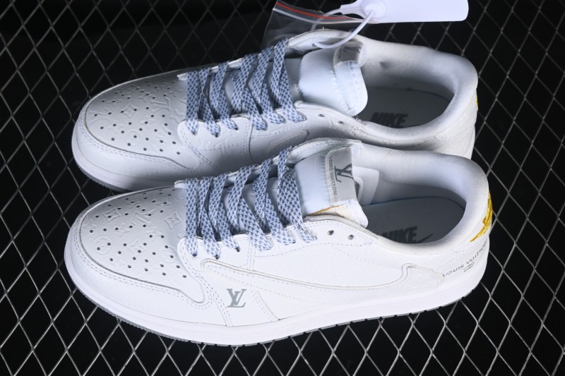 Nike Air Jordan 1 Low Retro Basketball Shoes with Premium Custom Finish - LD2028-061
