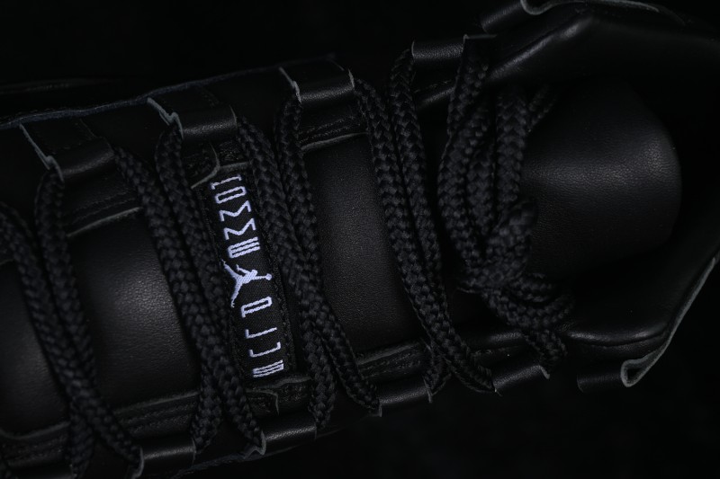 Comme des Garçons x Air Jordan 11 Retro 'Black' OG Collaboration High-Top Basketball Shoes - IV7639-001
