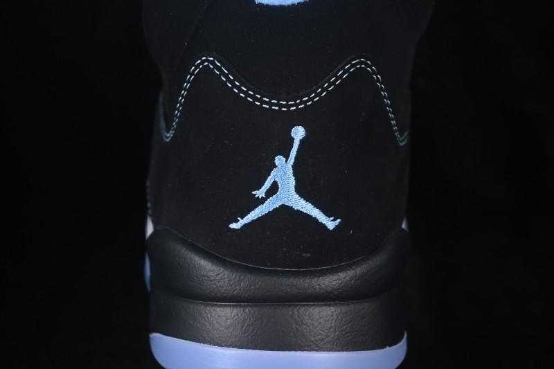 Nike Air Jordan 5 Retro 'Black University Blue' Men's Basketball Shoes - DD0587-008