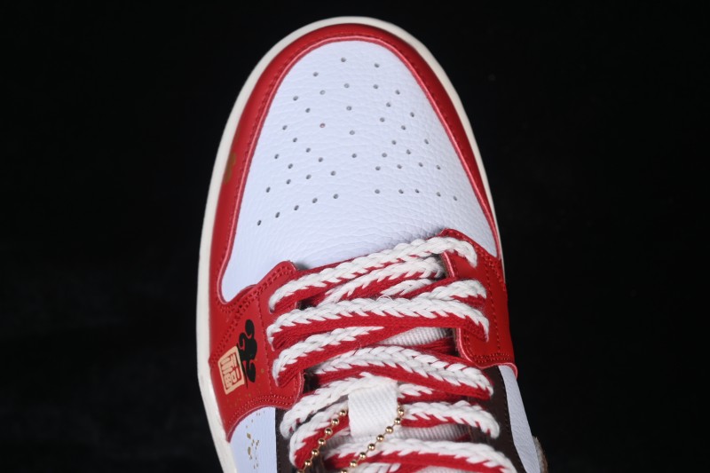 Nike Air Jordan 1 Low Chinese New Year Year of the Horse Retro Basketball Shoes - IQ5321-121