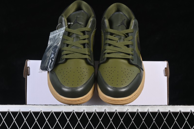 Air Jordan 1 Low OG Retro Basketball Shoes with Woven Leather Upper - IR0840-325