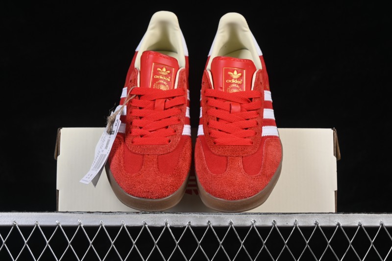 Adidas Originals Gazelle Indoor Retro Casual Low-Top Skateboarding Shoes with Anti-Slip Wear-Resistant Sole - IF1888