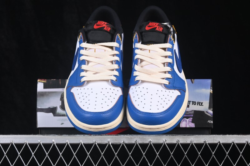 Nike Fragment Design x Union Air Jordan 1 High Lifestyle Casual Sneakers - HQ6998-146