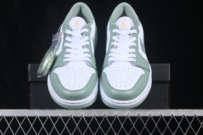 Nike Air Jordan 1 Low Retro Basketball Shoes in Mint Green - DD9315-008