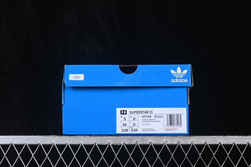 Adidas Originals Superstar II Shell Toe Casual Skateboarding Shoes - HP7188