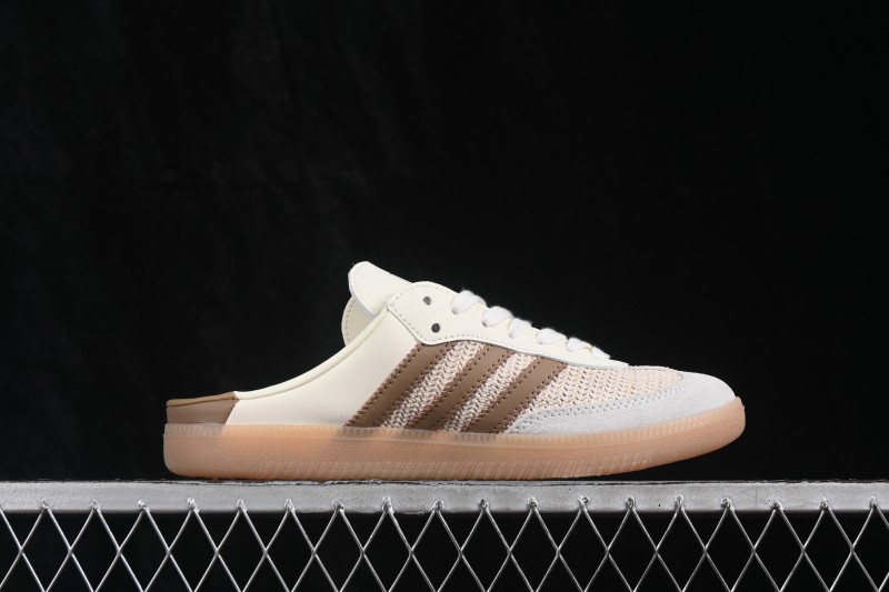 Adidas Samba OG Casual Half Slipper with Suede Overlay Design - HP5059