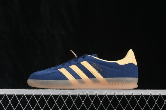 Adidas Originals Gazelle Indoor Retro Low-Top Casual Skateboarding Shoes with Anti-Slip Wear-Resistant Sole - IH6798