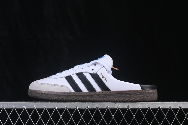 Adidas Samba OG Casual Half Slipper with Premium Leather Upper - LB3814
