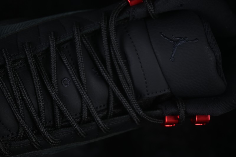 Nike Air Jordan 12 Retro OG Bloodline Men's Basketball Shoes with Premium Leather and Vibrant Red Accents - CT8013-003