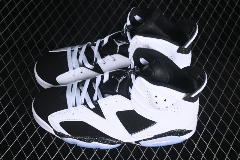 Nike Air Jordan 6 Retro Oreo Running Shoes with Premium Suede Upper - CT8529-108