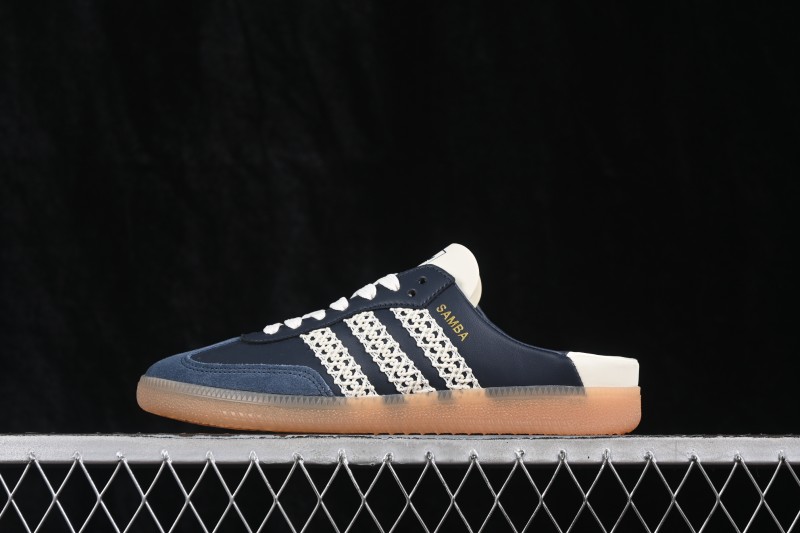 Adidas Samba OG Casual Half-Slip-On Shoes with Classic Retro Design - HP5053