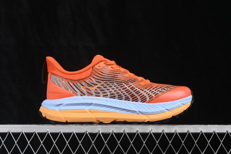 Hoka Mafate Speed 4 Ultra-Light Cushioned Trail Running Shoes with Vibram Outsole - 1129930 PBSSN