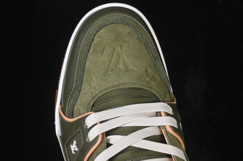 Louis Vuitton LV Trainer Sneaker Olive Green - 1A9JG7