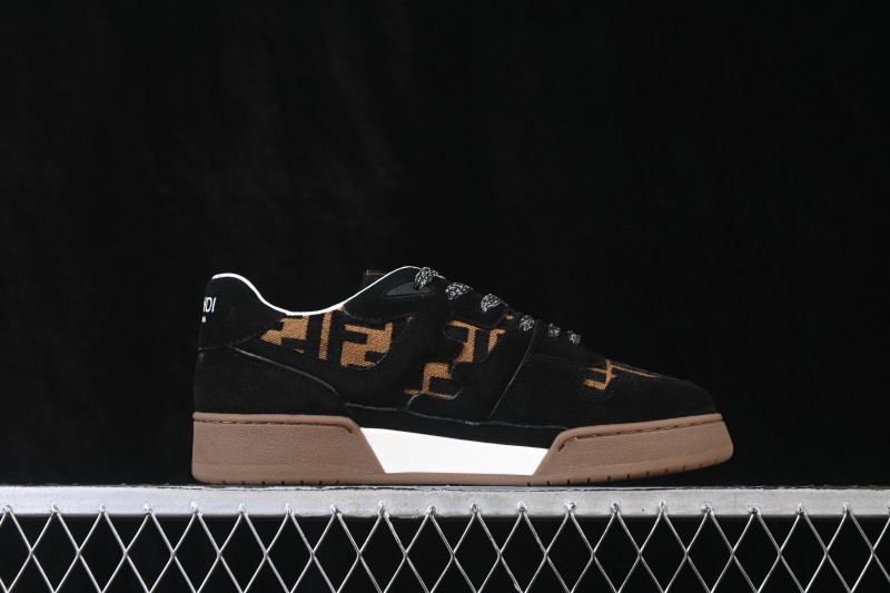 Fendi Match Round Toe Thick Sole Low-Top Casual Sneakers - AHH2F1FHS