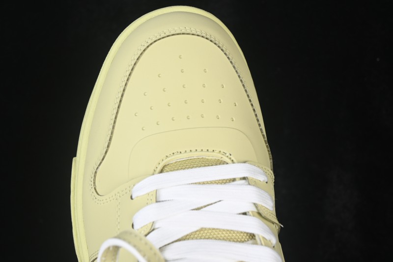 Off-White Out Of Office Low-Top Fashion Sneakers Lemon Green - AJD4