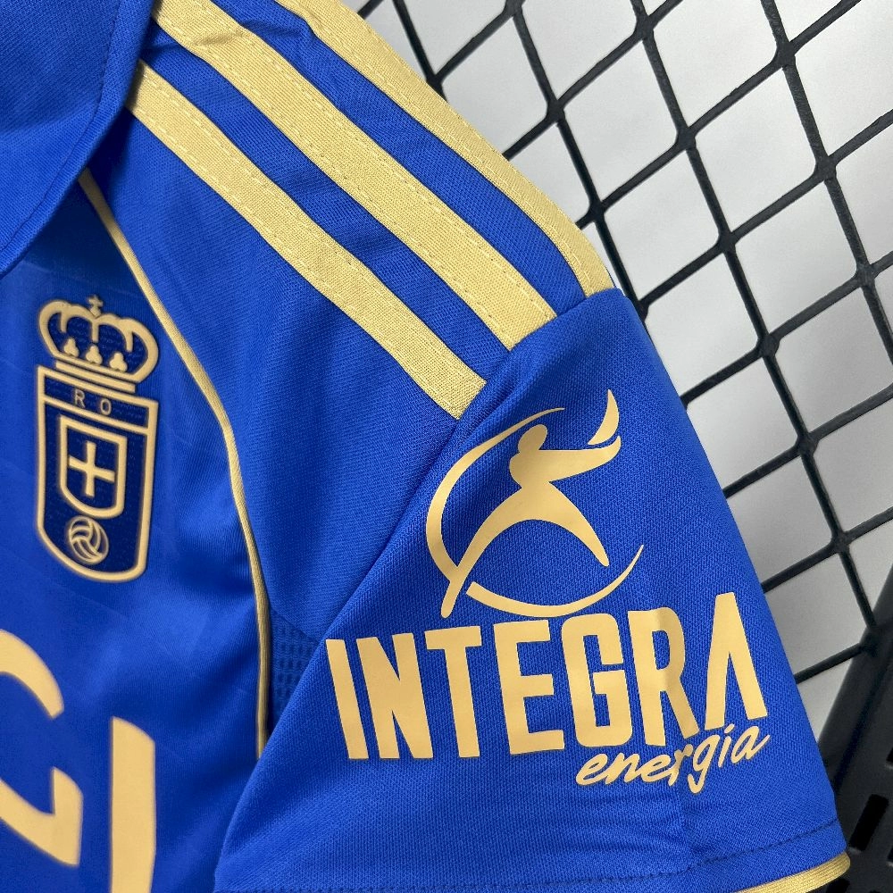 25/26 Kids Real Oviedo Home Jersey