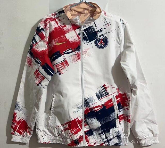 23/24 PSG White/Brown Reversible Full Zipper Jacket