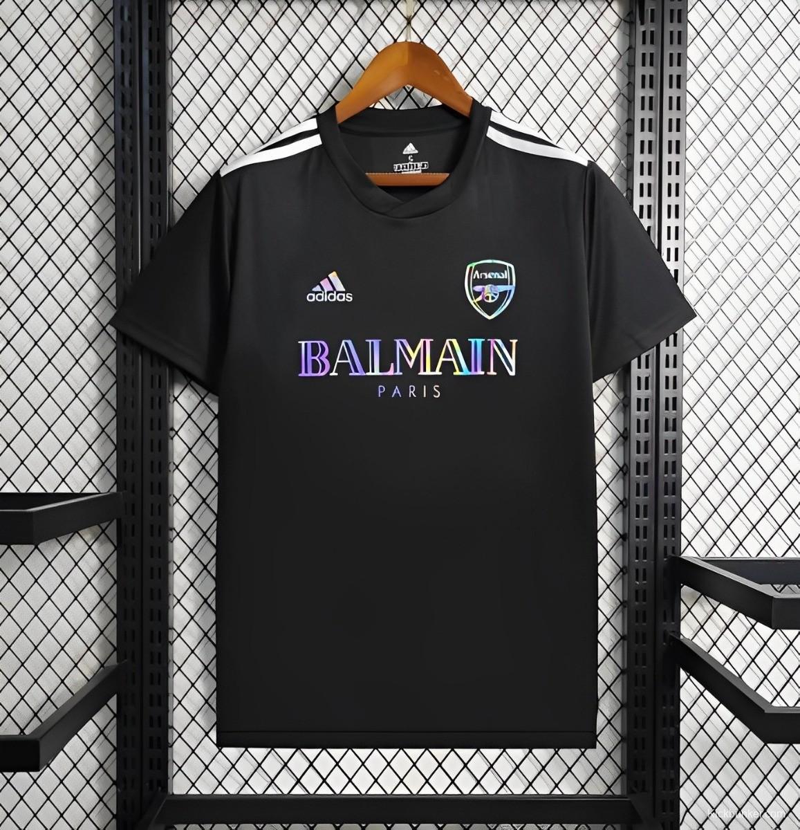 24/25 Arsenal x Balmain  Black Training Jersey