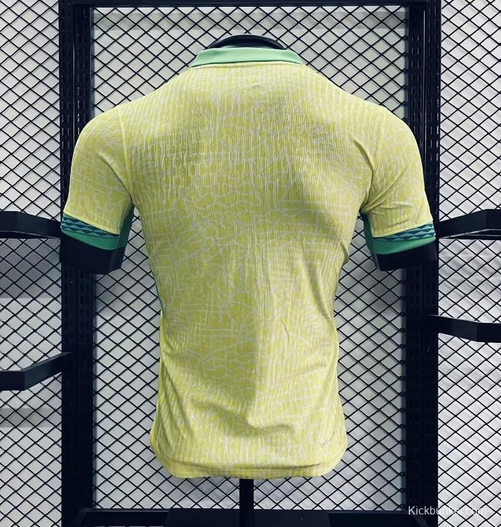 Player Version 2024 Brazil Home Jersey