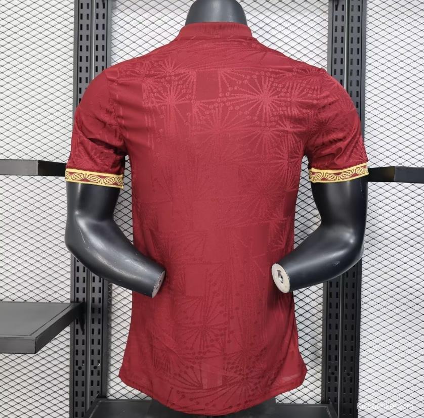 Player Version 2025 Mexico Gold Cup Wine Jersey