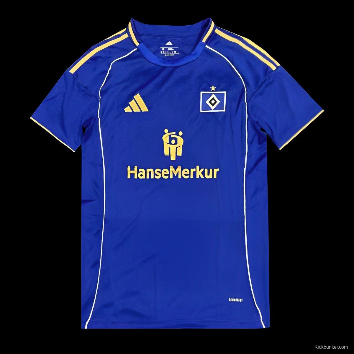 25/26 Hamburger SV Away Blue Jersey
