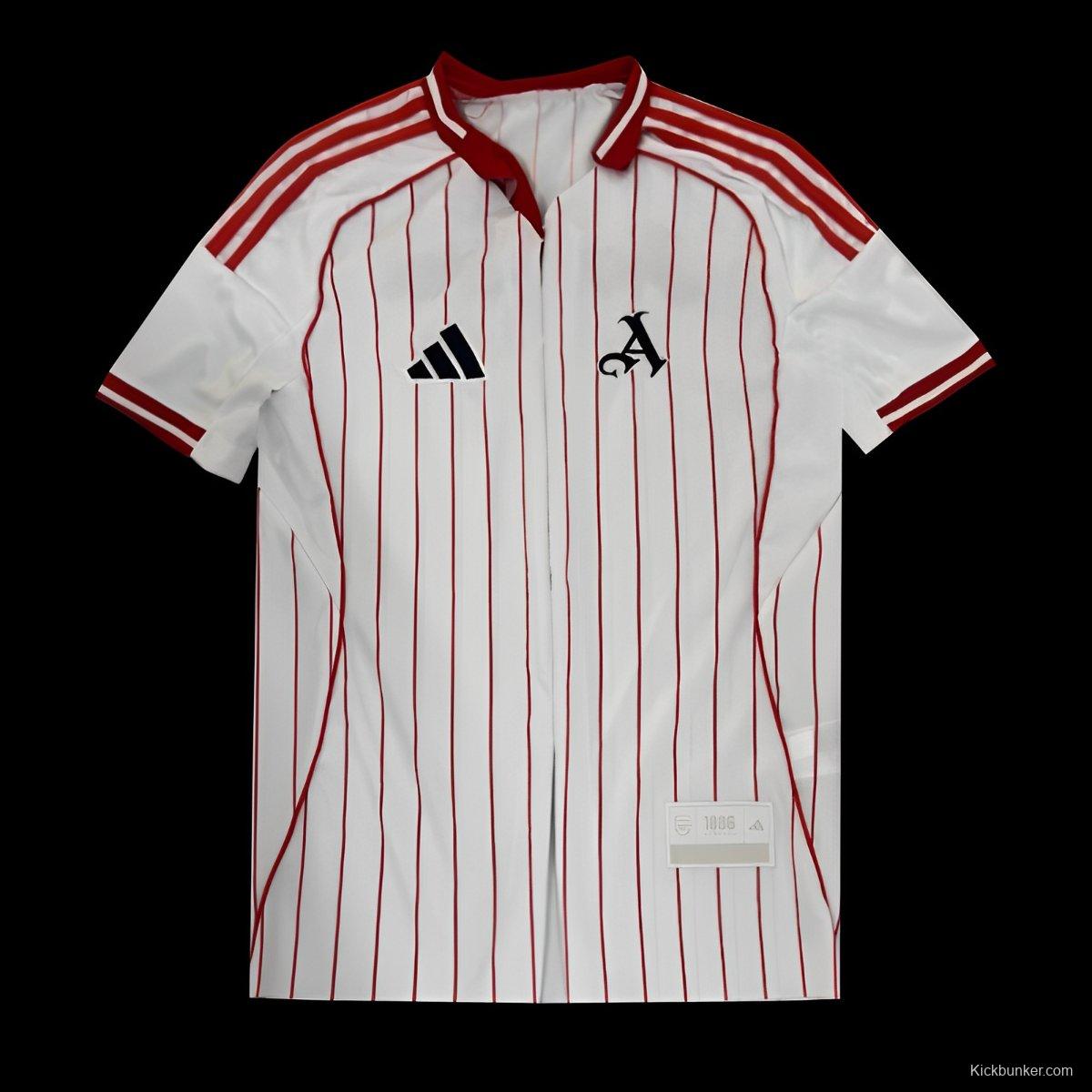 25/26 Arsenal US Football Baseball White Jersey