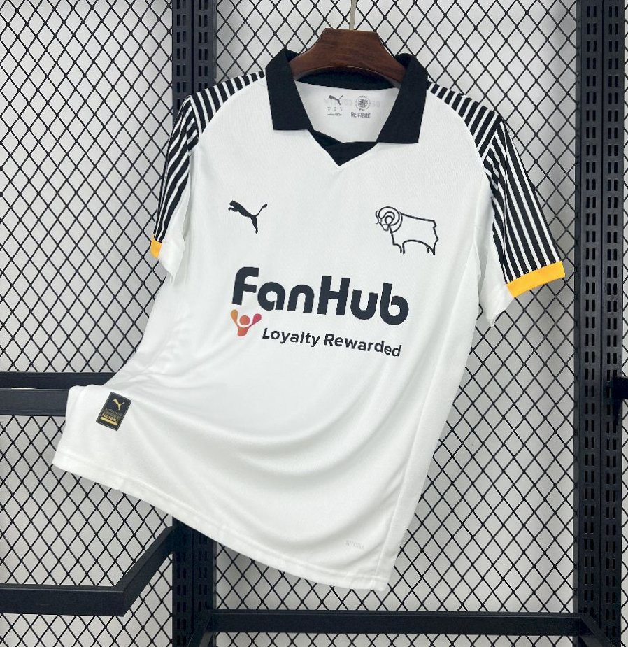 25/26 Derby County FC Home Jersey
