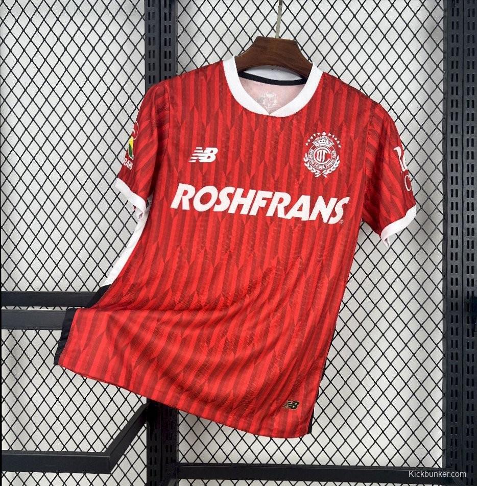 25/26 Deportivo Toluca Home Jersey
