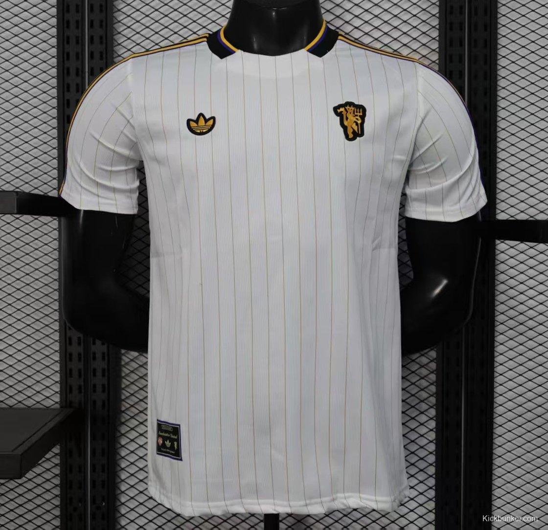 Player Version 25/26 Manchester United White Casual Jersey