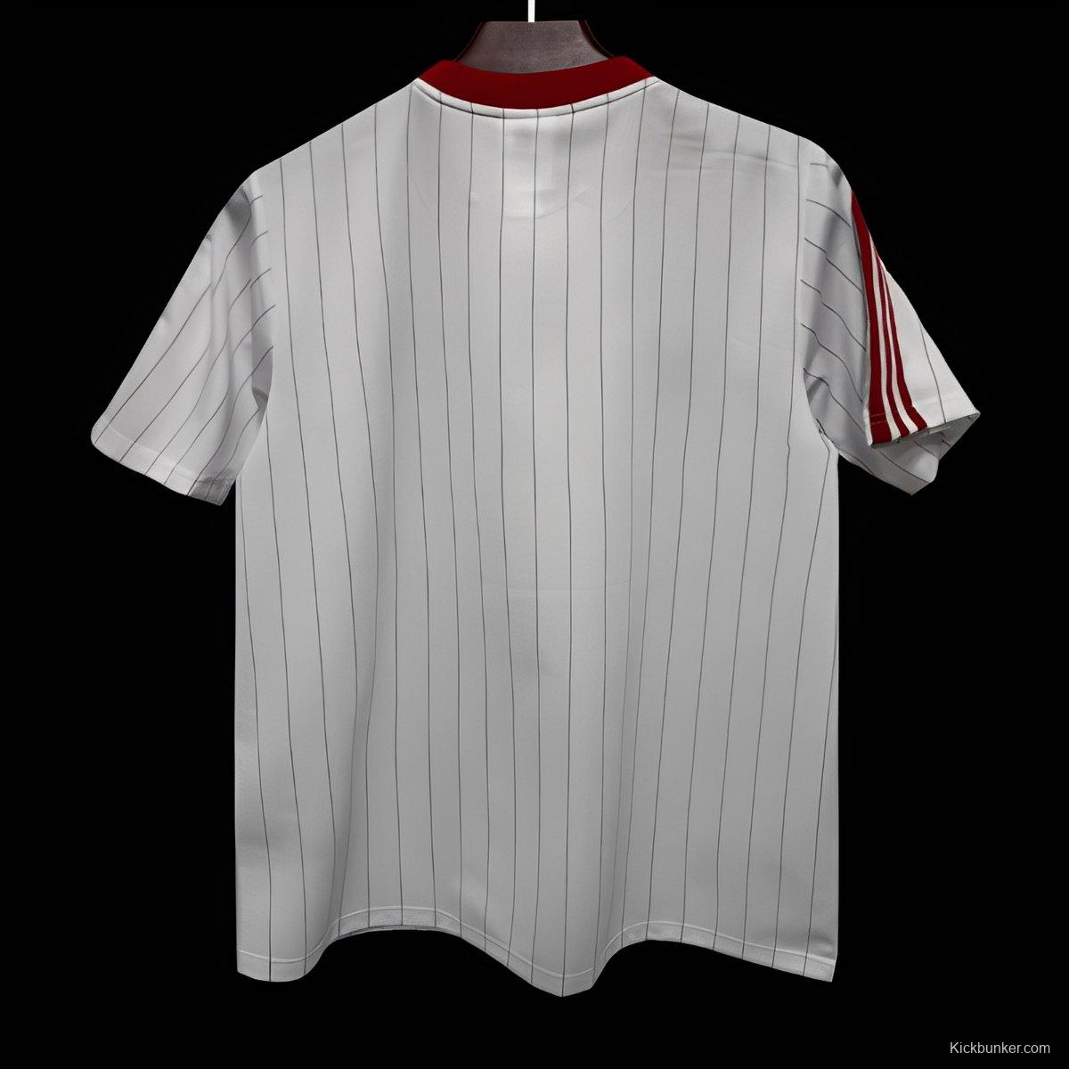 25/26 Manchester United Adidas Original Terrace Icons WHITE Jersey