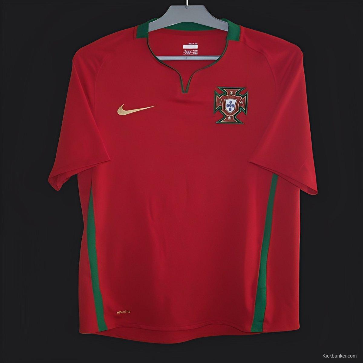 Retro 2008 Portugal Home Jersey
