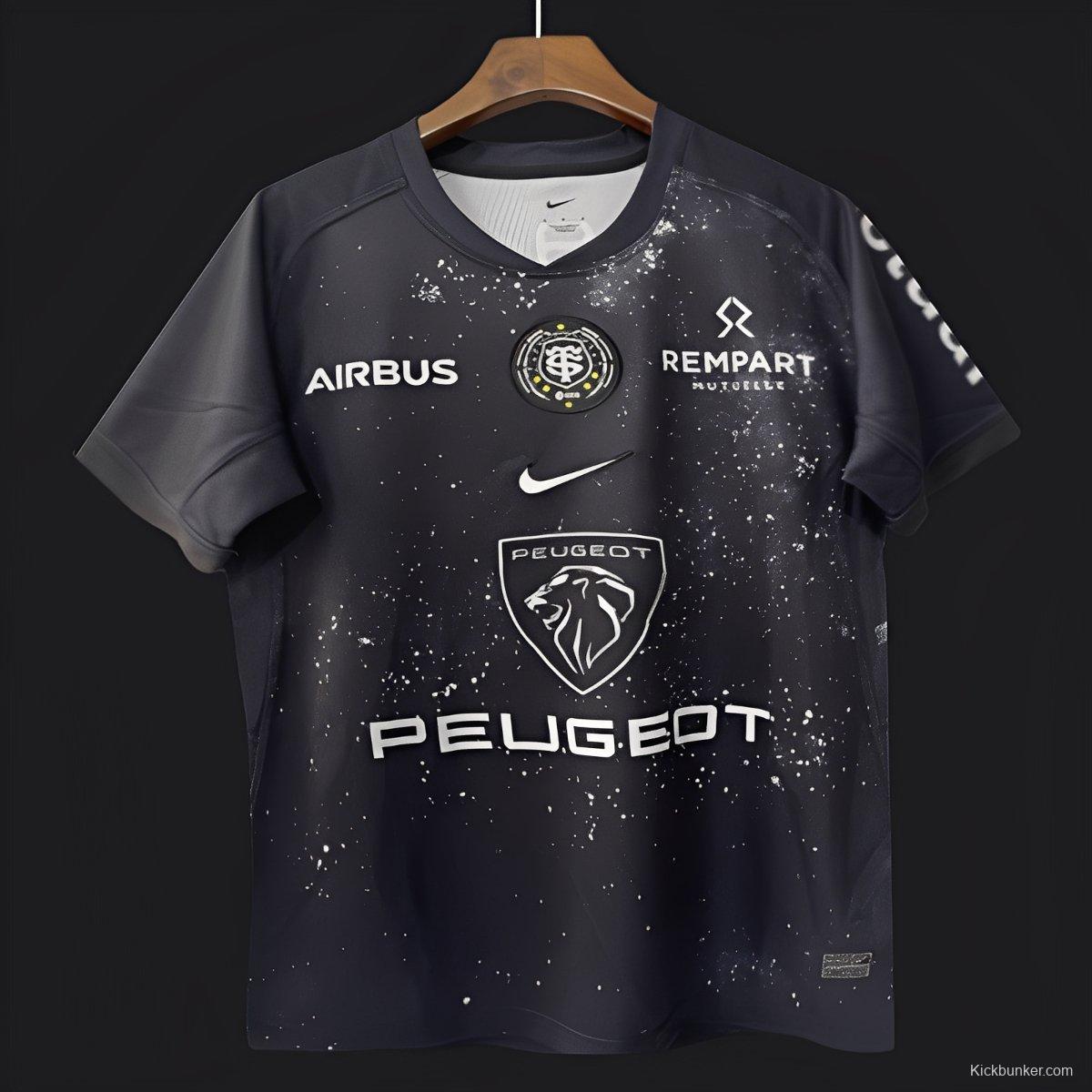 25/26 Toulouse Black with Galaxy Splatter Jersey