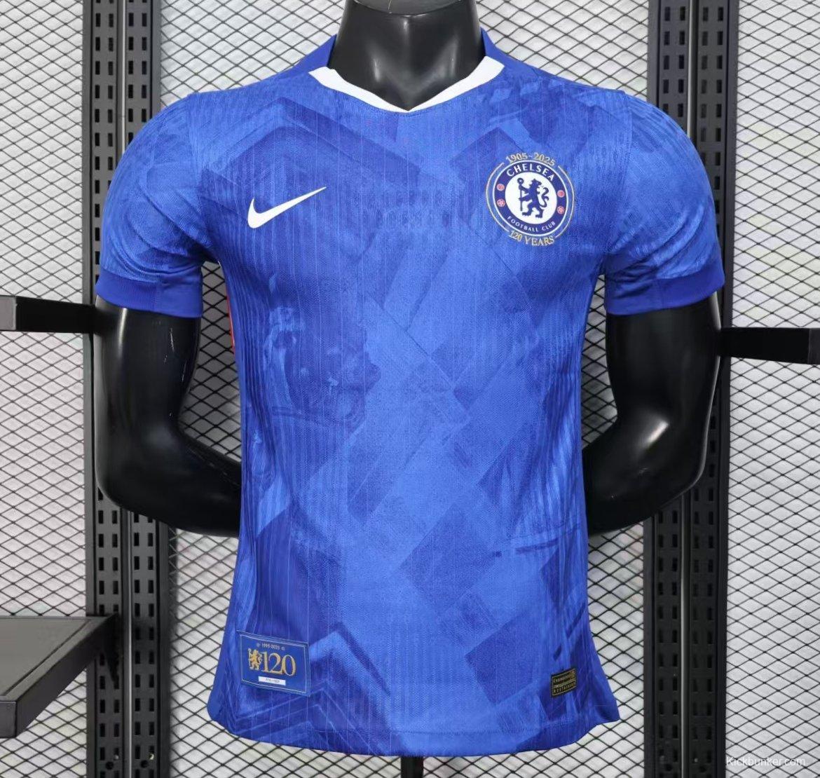 Player Version 25/26 Chelsea Blue 120Th Anniversary Jersey