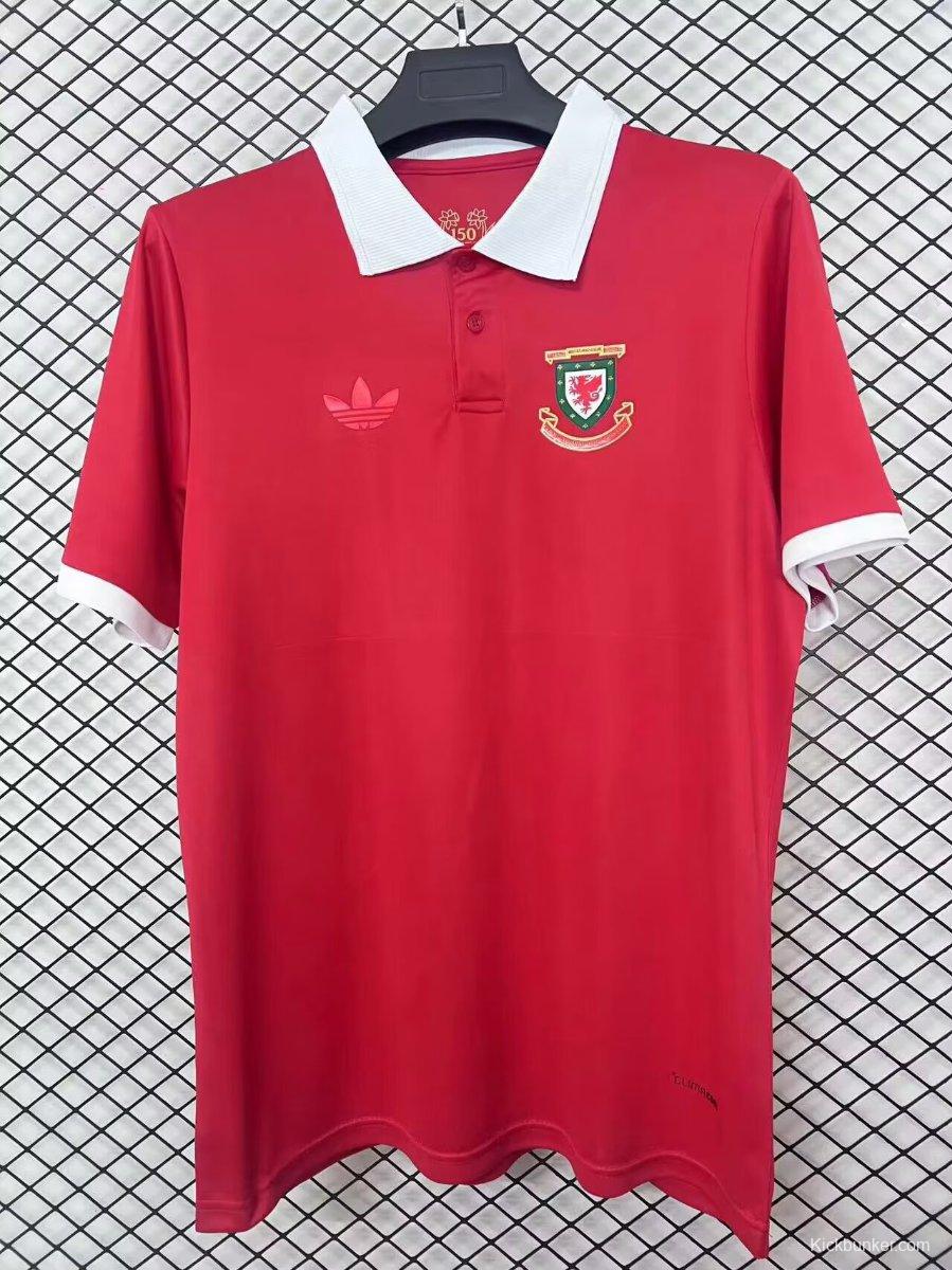 2026 Wales Home 150Th Anniversary Home Jersey