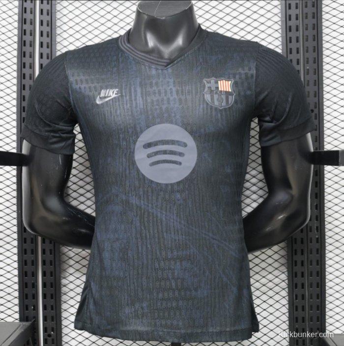 Player Version 26/27 FC Barcelona All-Black with Spotify Sponsor Special Edition Jersey