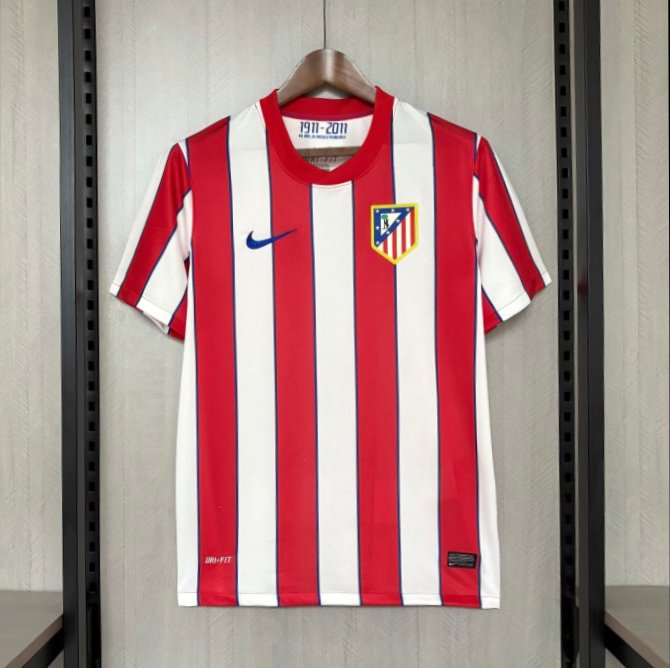 2011/12 Retro Atletico Madrid Champions League Edition Home Jersey S-